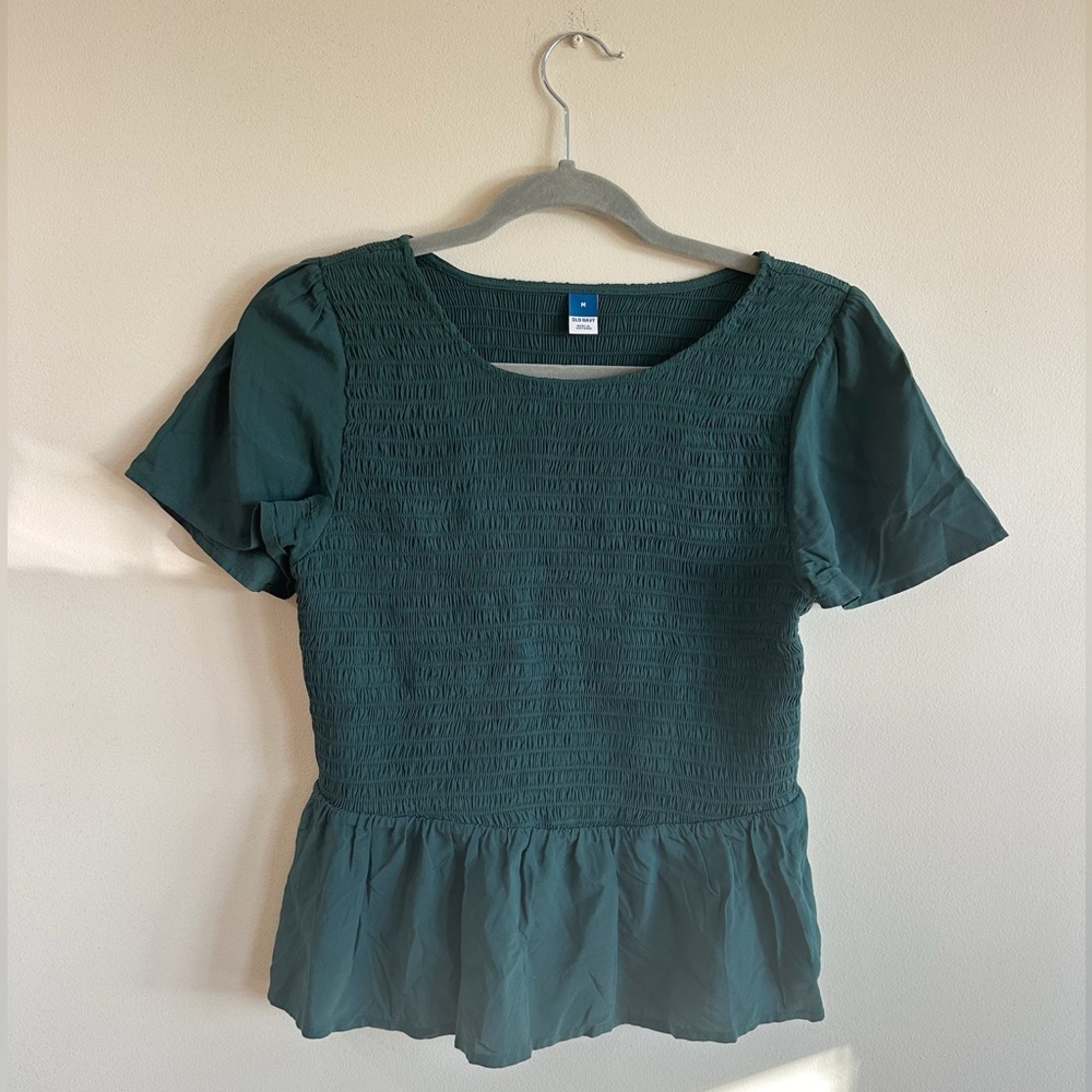 NEW Old Navy Dark Green Blouse